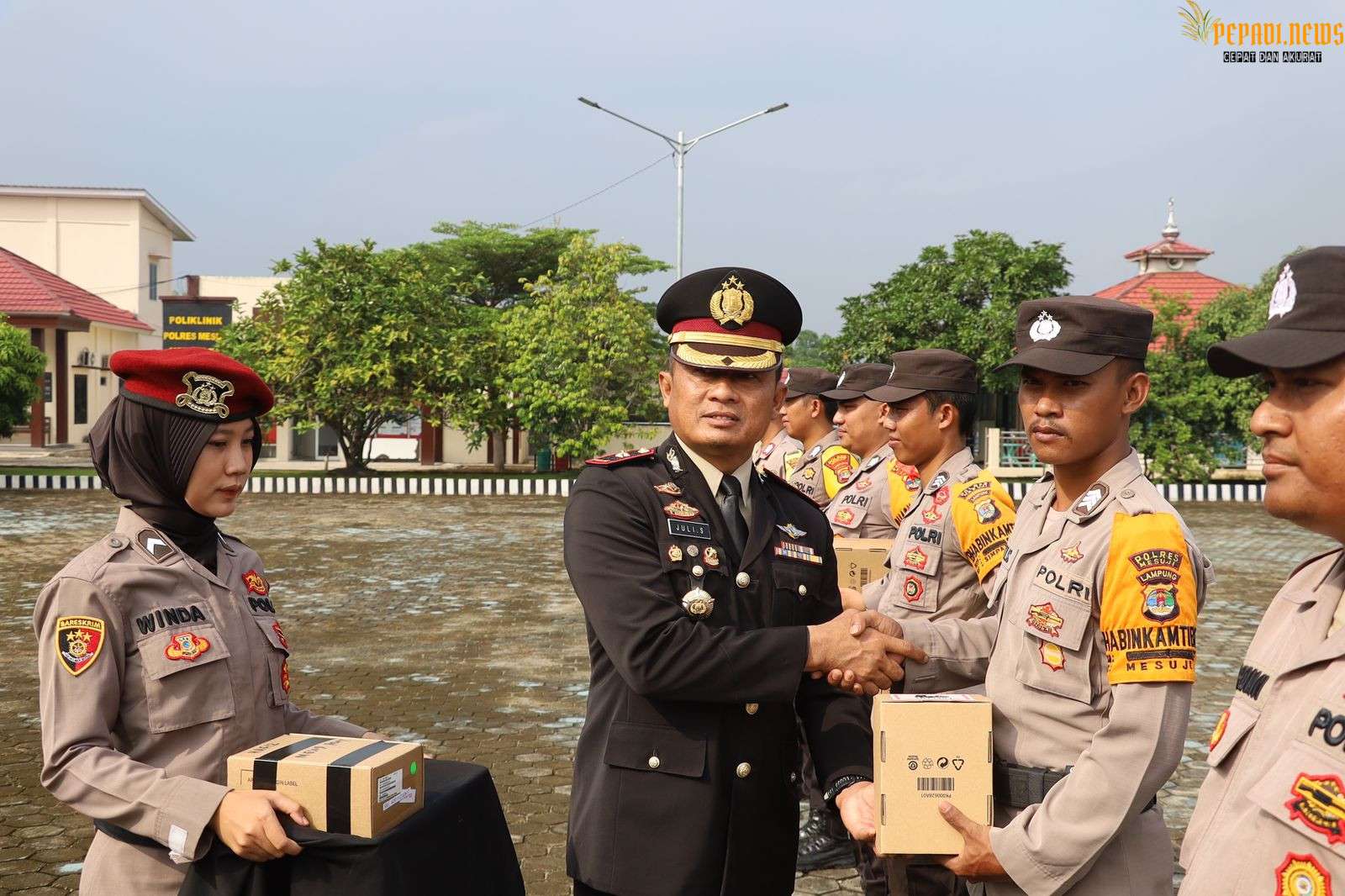 Waka Polres Mesuji Kompol Juli Sundara S.Pd pimpin Upacara Hari Kebangkitan Nasional yang ke- 116